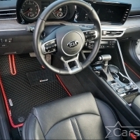 Двухслойные коврики EVA на Kia K5 III (2020->)