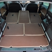 Автомобильные коврики EVA на Opel Zafira С 3 ряда (2011->)