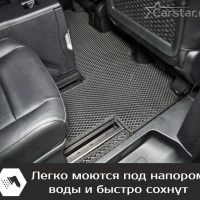 Коврики текстильные на Citroen SpaceTourer 7 мест, не Long (2016-2024)