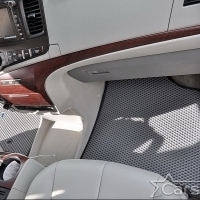 Коврики текстильные на Toyota Sienna III 6 мест (2010-2020)