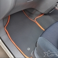 Коврики текстильные на Toyota Estima II пр.руль (2000-2006)