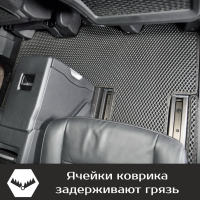 Коврики текстильные на Opel Zafira Life 7 мест, не Long (2019-2025) 