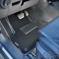 Коврики текстильные на Skoda Kodiaq I 3 ряда (2016->)