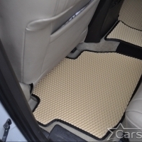 Коврики текстильные на Toyota Sequoia II 3 ряда (2008->)