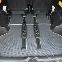 Двухслойные коврики EVA на Toyota Vellfire I пр.руль (2008-2014) 2 ряд - 2 места