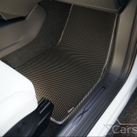 Двухслойные коврики EVA на Tesla Model X 6 мест 3 ряда (2015->) 