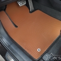 Двухслойные коврики EVA на Hyundai Santa Fe IV 3 ряда (2018-2020)