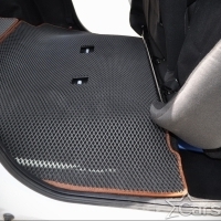 Двухслойные коврики EVA на Lada Largus I 3 ряда (2012-2021)