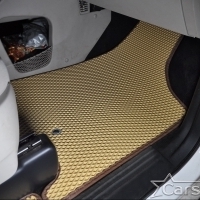 Автомобильные коврики EVA на Chrysler Grand Voyager V (2008->) 2 ряд: кресла 2+1 без прохода