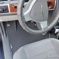 Автомобильные коврики EVA на Chrysler Town & Country V (2007->) 2 ряд: кресла 2+1 без прохода