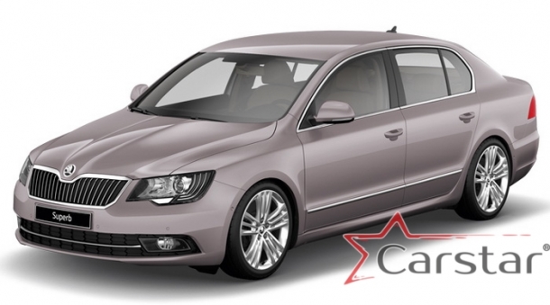 Двухслойные коврики EVA для Skoda Superb II (2008-2015)