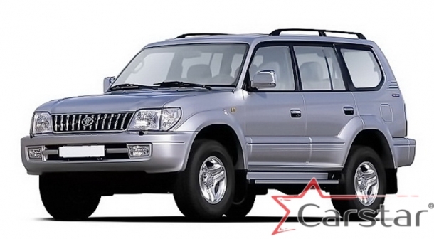 Текстильные коврики для Toyota Land Cruiser Prado .90 5D (1996-2002) 
