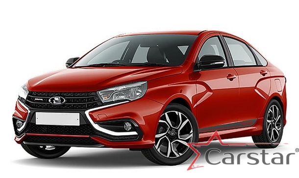 Двухслойные коврики EVA для Lada Vesta (2015->)