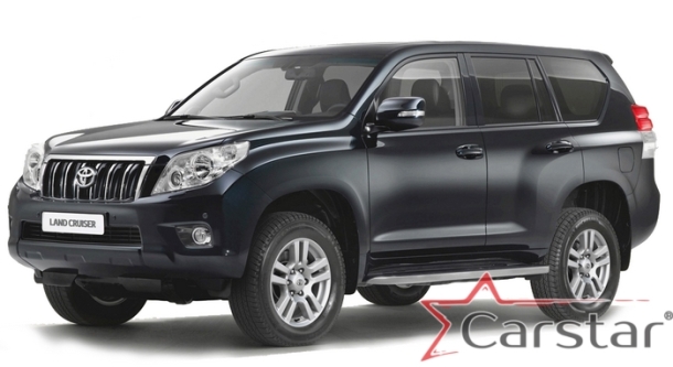Двухслойные коврики EVA для Toyota Land Cruiser Prado 150 пр.руль (2009-2013) 