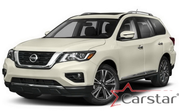 Автомобильные коврики EVA 3D для Nissan Pathfinder IV (2012->)