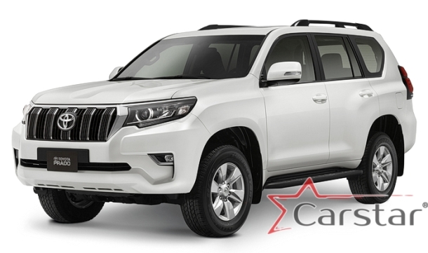 Автомобильные коврики EVA 3D для Toyota Land Cruiser Prado 150 рестайл 3 ряда (2013->)